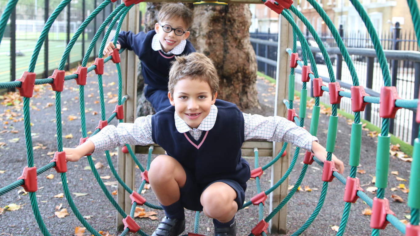 Pupils playing in Vincent Square